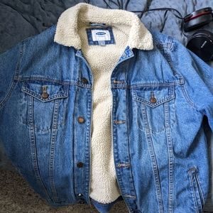 Sherpa lined jean jacket